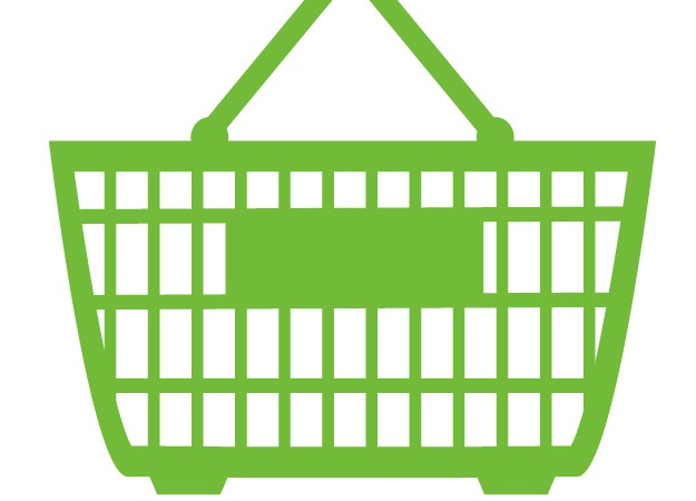 買い物かごを持たずに買い物をすると節約できる