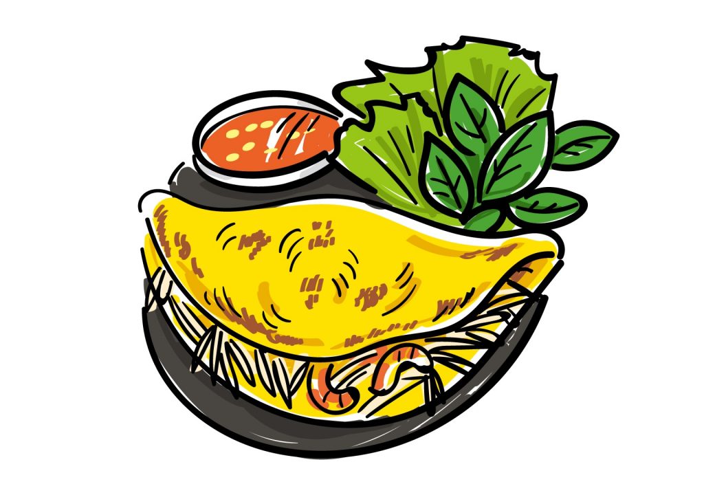 ベトナムの郷土料理バインセオ