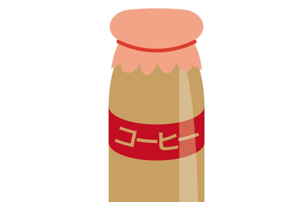 銭湯で湯上りに飲むコーヒー牛乳