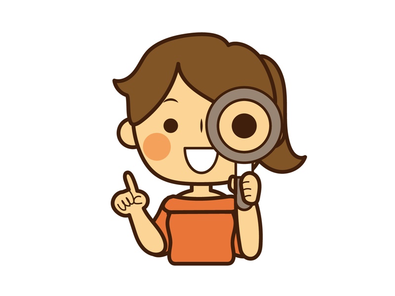 暇つぶしに人間観察する女性