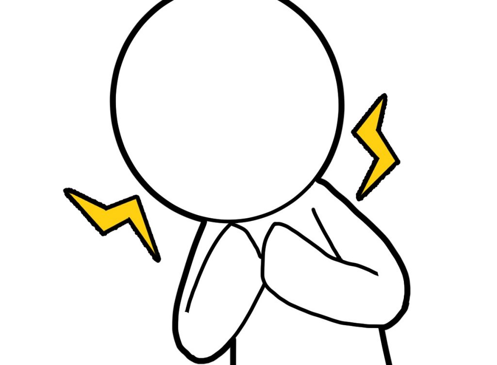 胸の痛みに悩む主婦