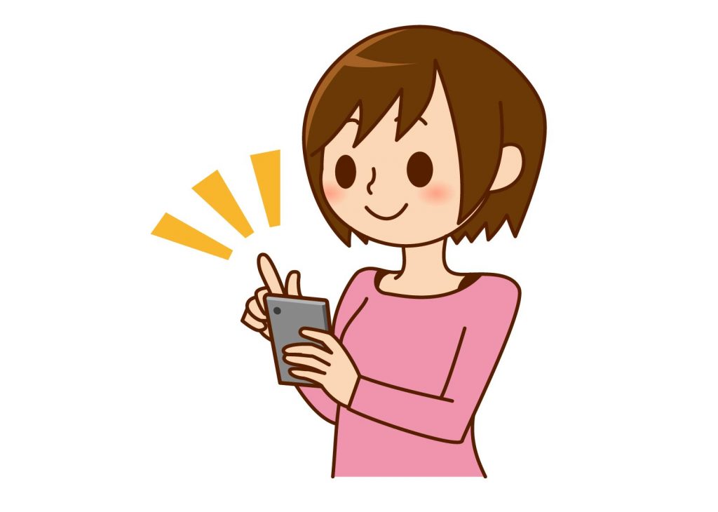 スマホで小遣い稼ぎする主婦