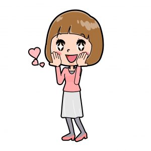 あゆみ（目がハート）